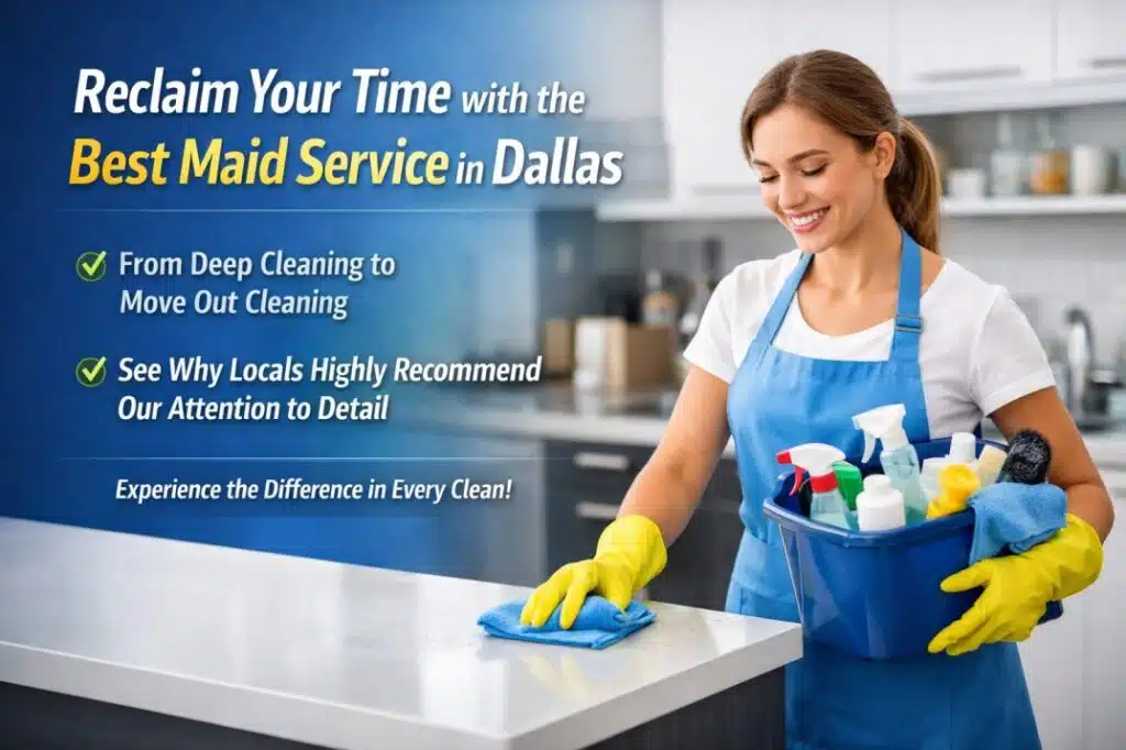 You Deserve the Best Maid Service in Dallas, TX 1 A sparkling clean modern living room in Dallas representing the best maid service in dallas tx with high attention to detail.