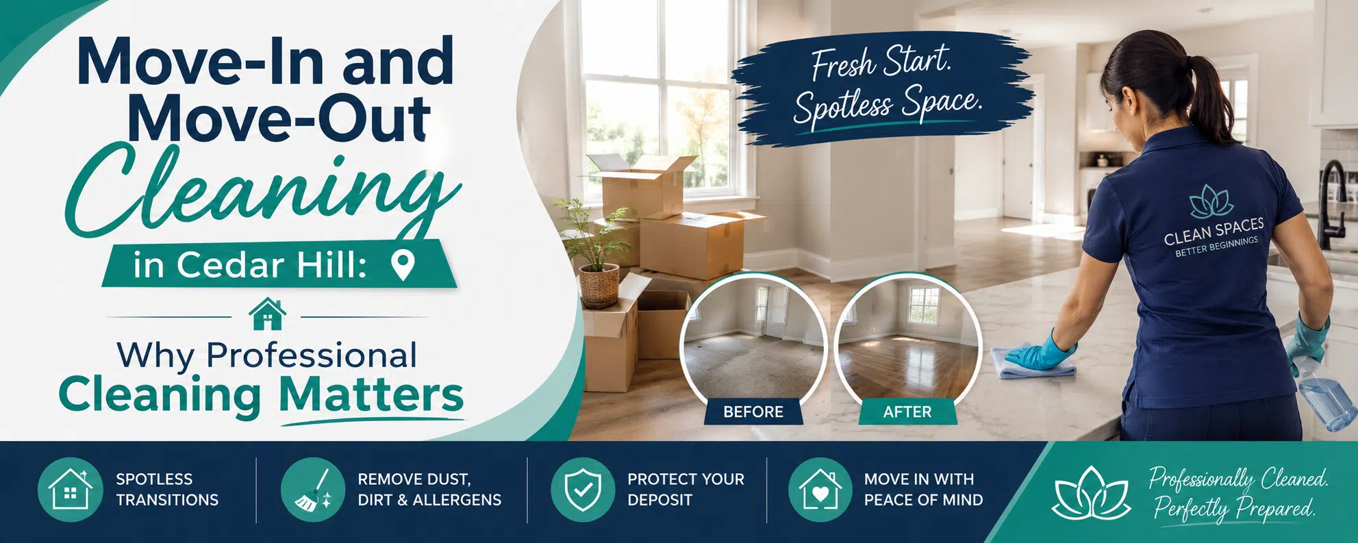 Move-In and Move-Out Cleaning in Cedar Hill