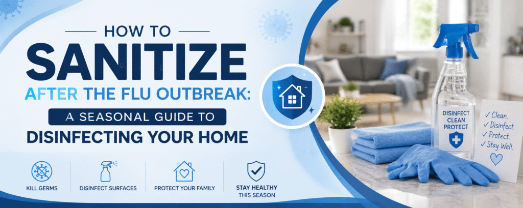How to Sanitize After the Flu Outbreak: A Seasonal Guide to Disinfecting Your Home 1 How to Sanitize Your Home After a Flu Outbreak