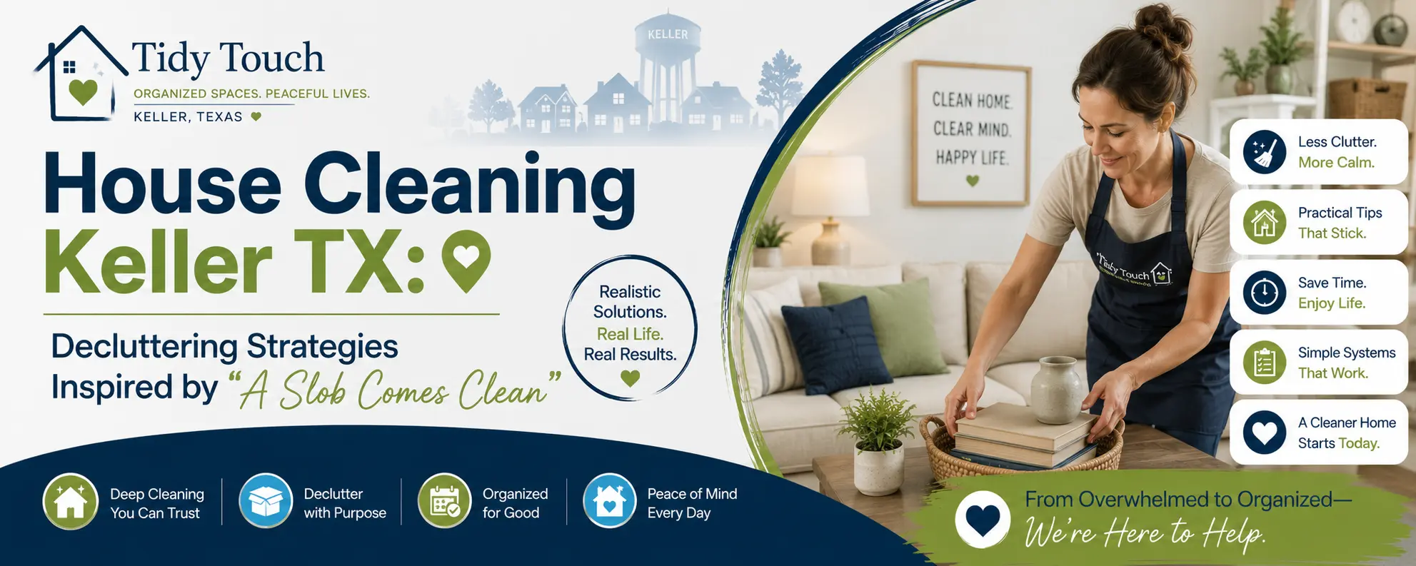 House Cleaning Keller TX Decluttering Strategies