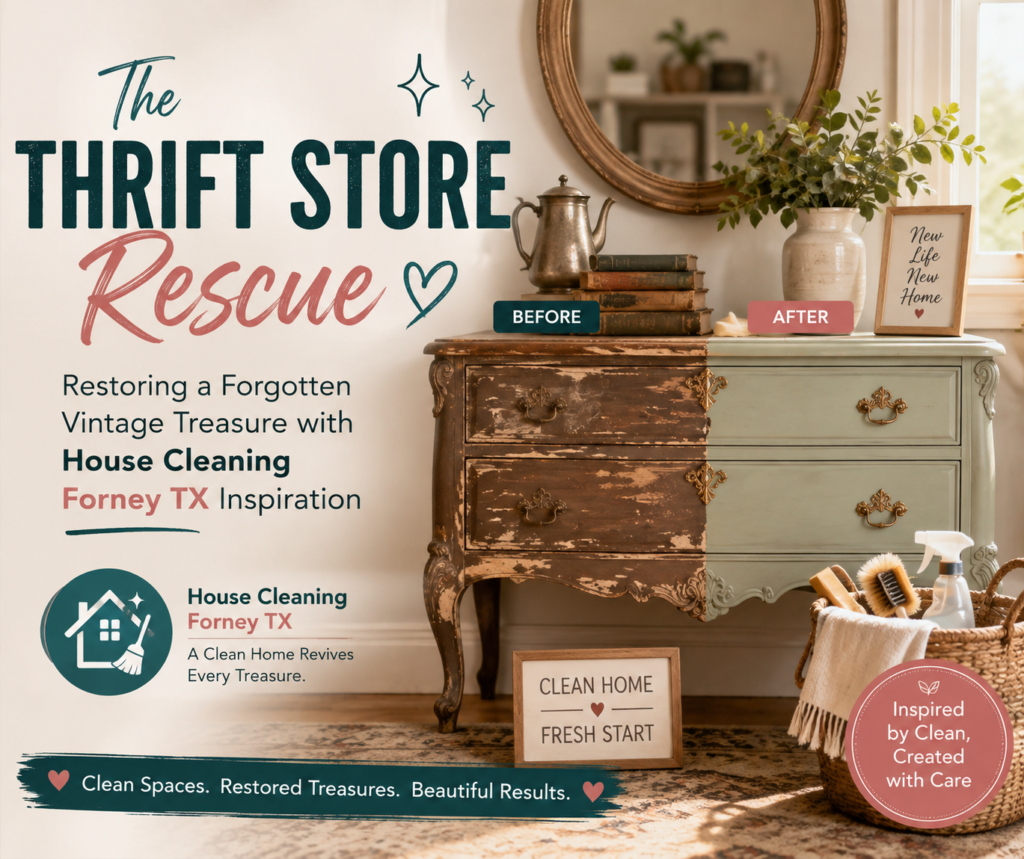 The Thrift Store Rescue: Restoring a Forgotten Vintage Treasure with House Cleaning Forney TX Inspiration 1 Thrift Store Rescue: House Cleaning Forney TX