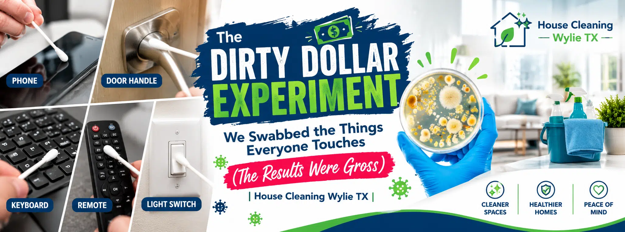 The Dirty Dollar Experiment | House Cleaning Wylie TX