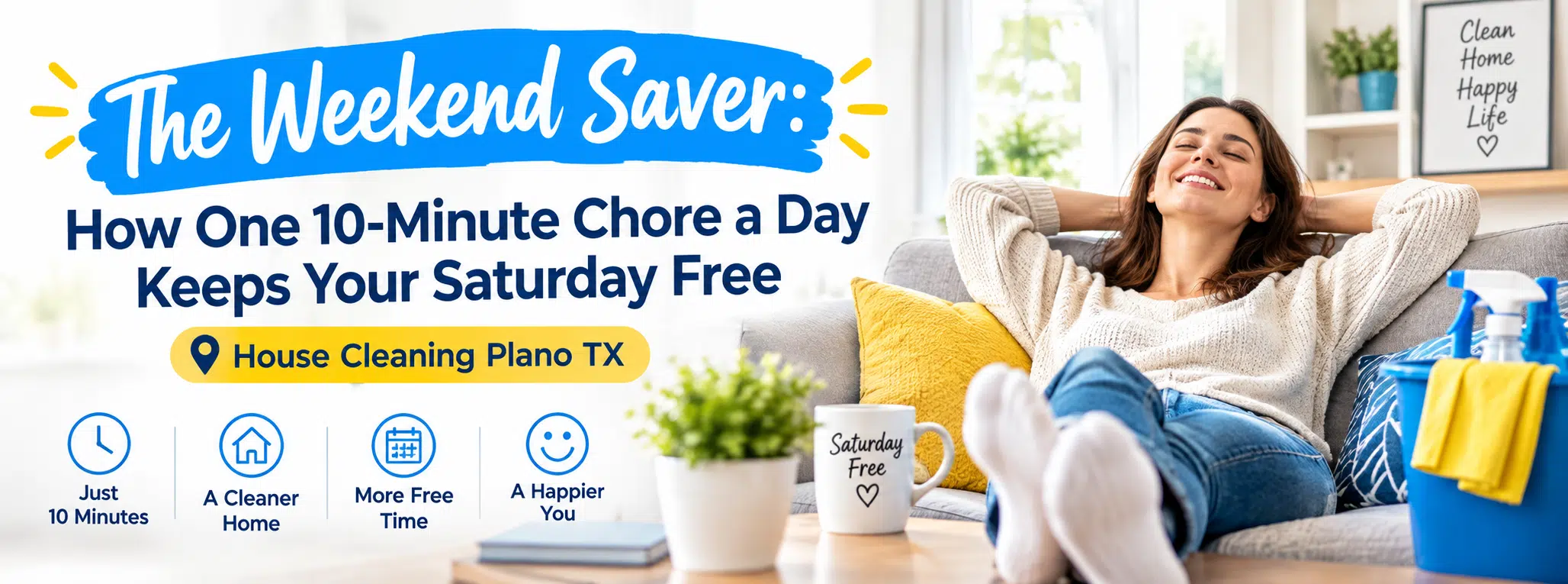 The Weekend Saver: 10-Minute Chores | Cleaning Plano TX