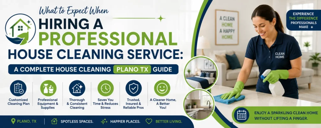 What to Expect When Hiring a Professional House Cleaning Service: A Complete House Cleaning Plano TX Guide 2 Hiring a House Cleaning Service | Plano TX Guide